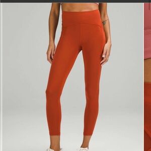 Lululemon Athletica Power Thru High Rise 25” Tight - Aztec Brick
